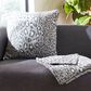 Safavieh Gwynn 18" Pillow in Grey/Black, , large