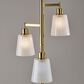 Adesso Gio Floor Lamp in Painted Brass, , large