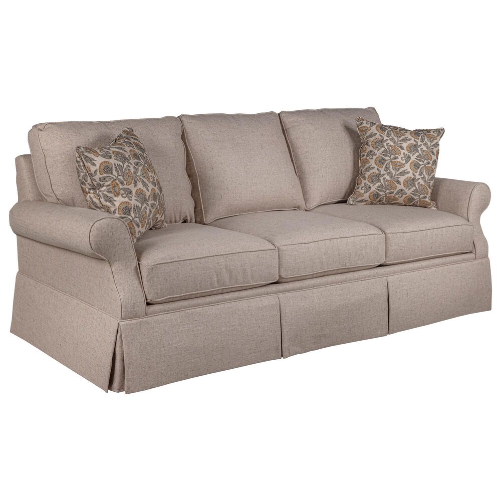 Bassett Hollis Stationary Sofa in Barley, , large