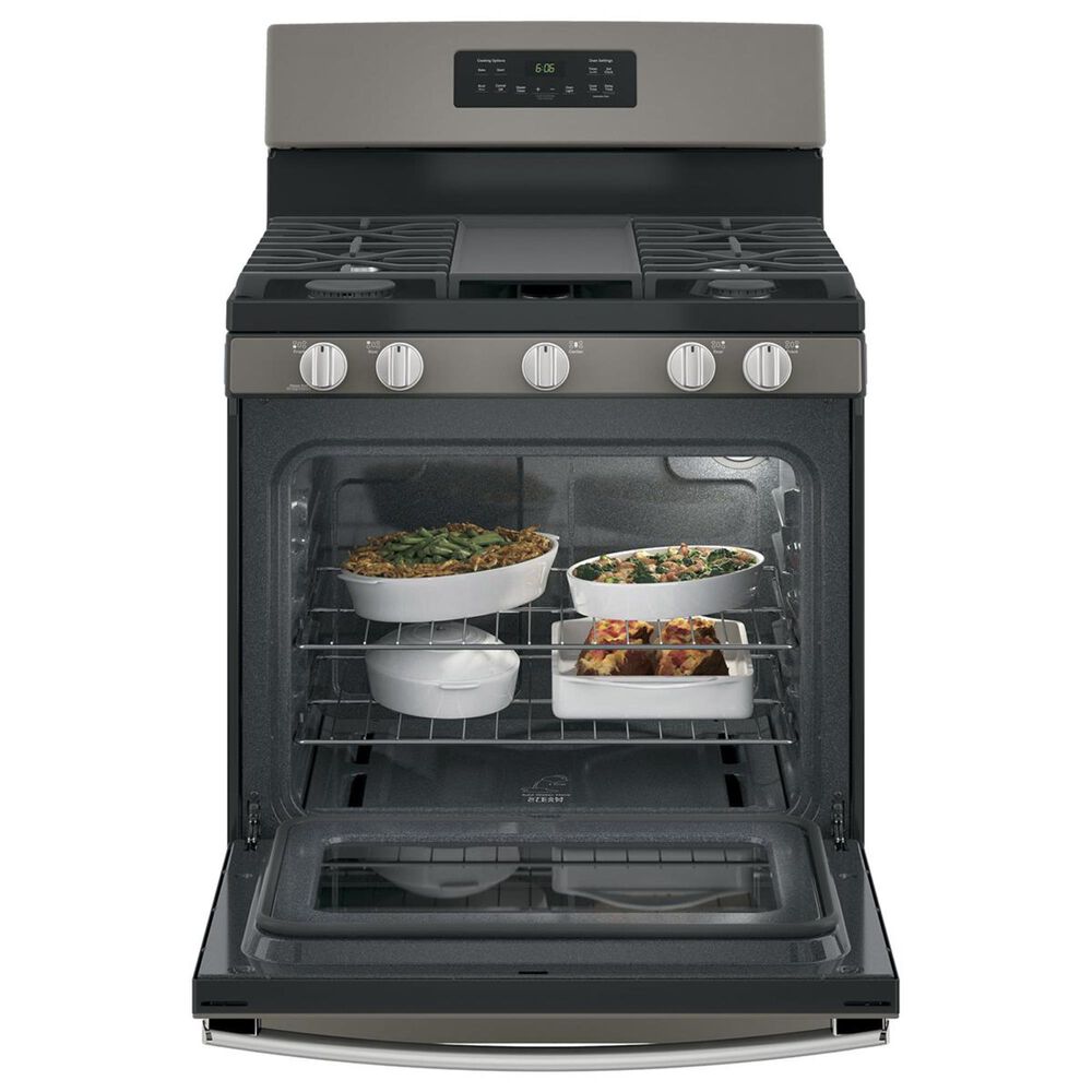GE Appliances 5.0 Cu. Ft. Freestanding Gas Range in Slate, , large