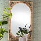 bali & pari Isley Rattan Accent Wall Mirror in Natural Brown, , large