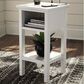 Signature Design by Ashley Marnville Accent Table in White, , large
