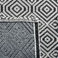 Safavieh Martha Stewart Cotton MSR402H 6"7" x 9" Charcoal and Grey Area Rug, , large