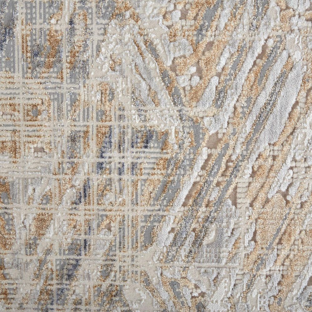 Feizy Laina 5&#39; x 7&#39;10&quot; Gray and Beige Area Rug, , large