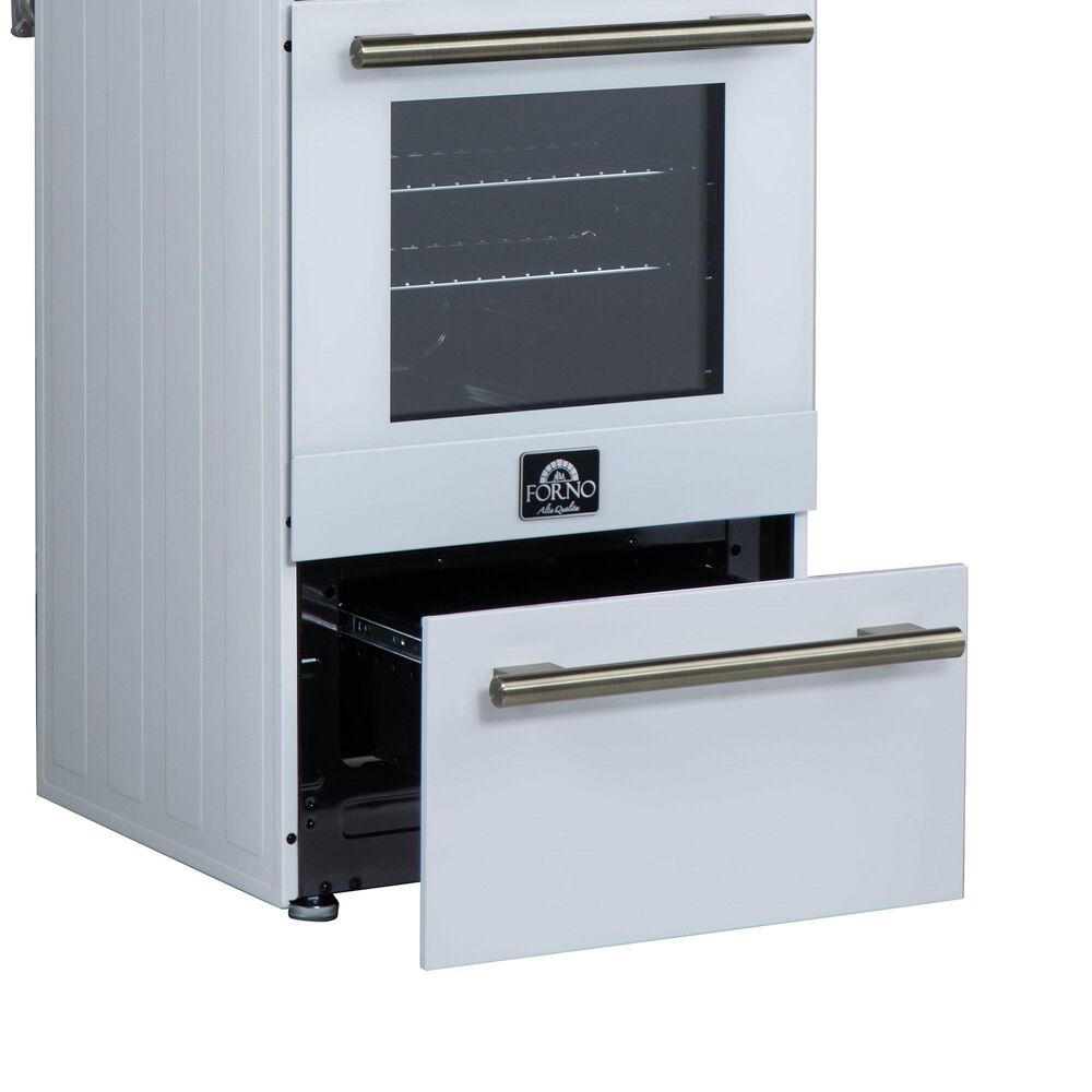 Forno Lamazze 20" Freestanding Gas Range in White, , large