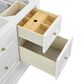 James Martin Vanities Breckenridge 60" Single Bathroom Vanity in Bright White with 3 cm White Zeus Quartz Top and Rectangular Sink, , large