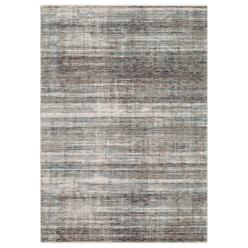 Surya Presidential PDT-2309 2" x 3"3" Charcoal, Ivory and Blue Area Rug, , large