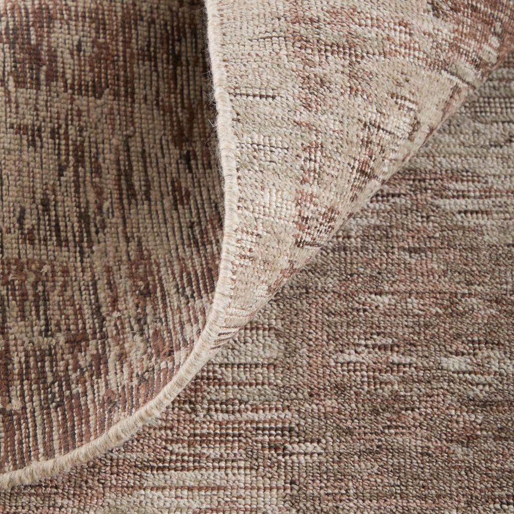 Feizy Loralai Taupe and Plum 5&#39; x 8&#39; Area Rug, , large