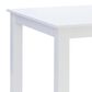 Linon Home Decor Mayfair Rectangular Dining Table in White - Table Only, , large