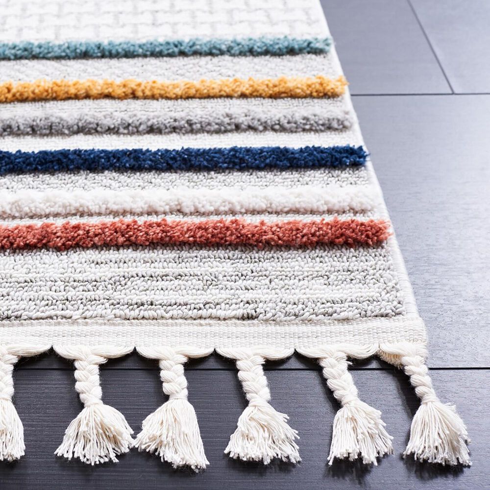 Safavieh Marrakesh 4&#39; x 6&#39; Ivory and Multicolor Area Rug, , large