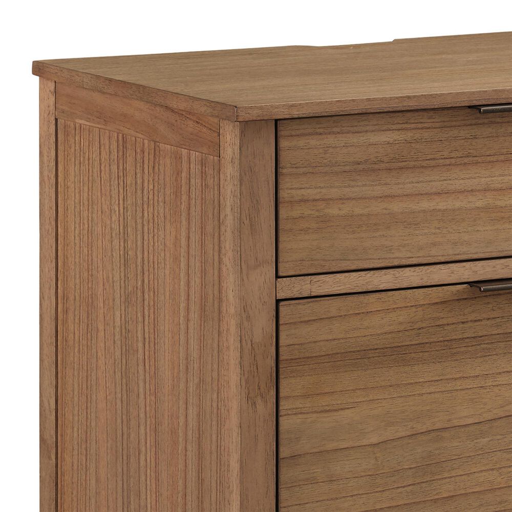 Riva Ridge Cyrus 2 Drawer Nightstand in Almond Bisque with AC Outlets, , large
