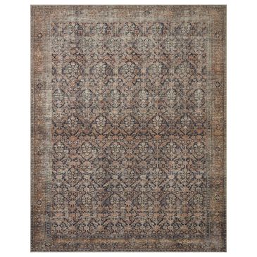 Amber Lewis x Loloi Billie 2"3" x 3"9" Ink and Salmon Area Rug, , large