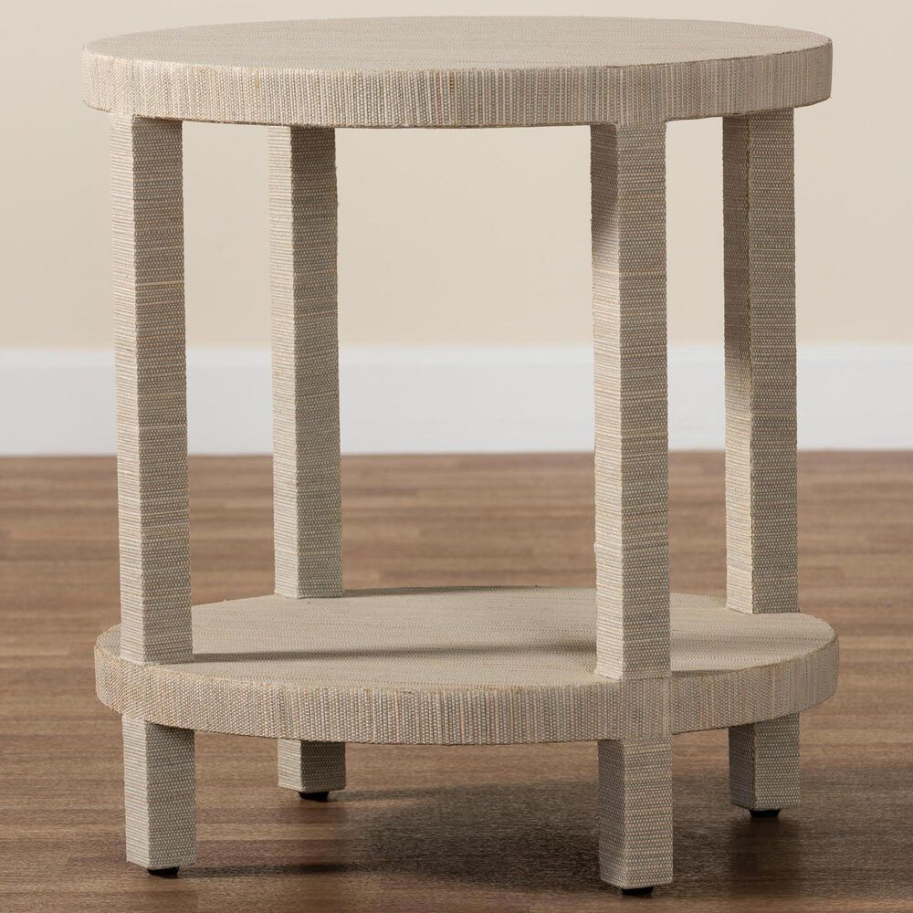 Baxton Studio Rocco End Table in Natural, , large