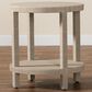 Baxton Studio Rocco End Table in Natural, , large
