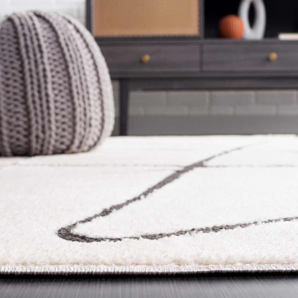 Safavieh Melody MEL120A 4&#39; x 6&#39; Ivory and Black Area Rug, , large