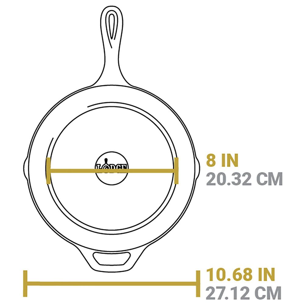 Lodge 12" Texas Seasoned Skillet in Black, , large