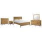 Hawthorne Furniture Newport 5-Piece King Panel Bedroom Set in Natural Oak, , large