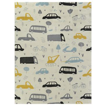 Balta Rugs Traveler 3"11" x 5"7" Cream Kids Area Rug, , large