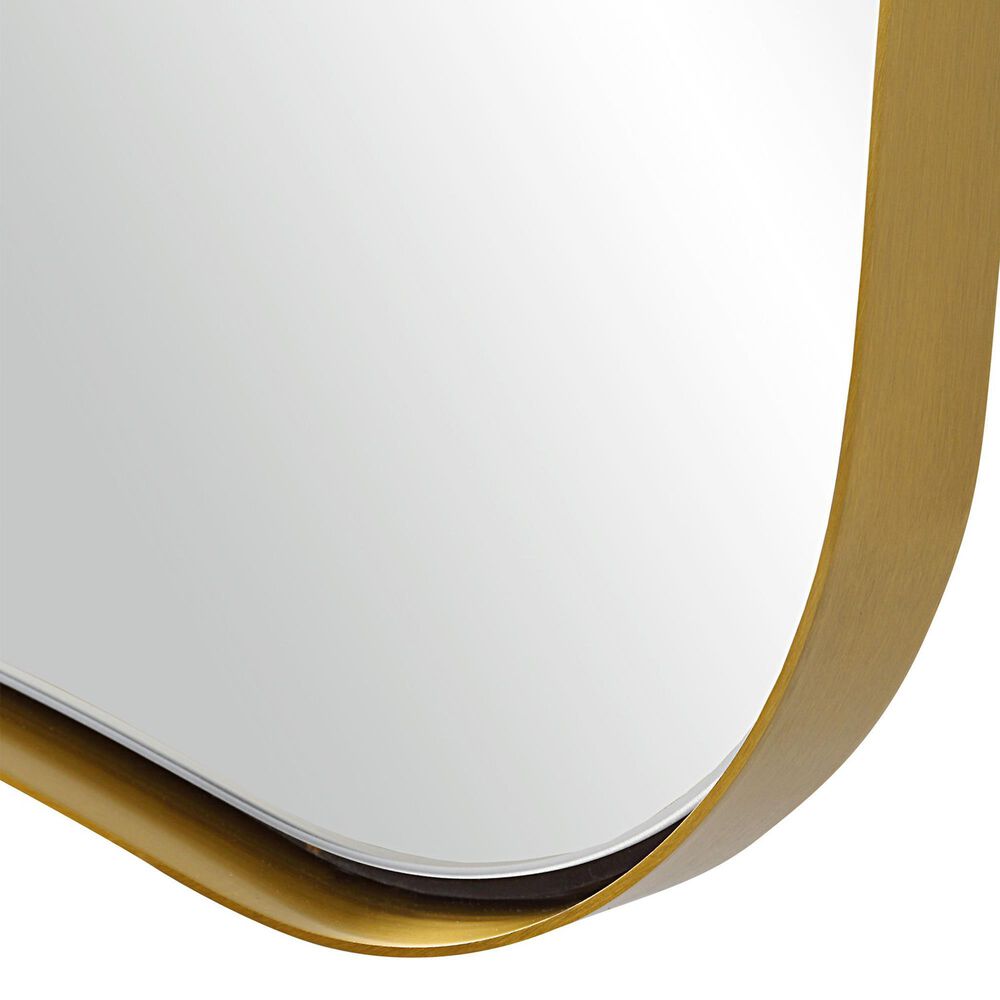 Uttermost Belvoir Mirror in Brass, , large