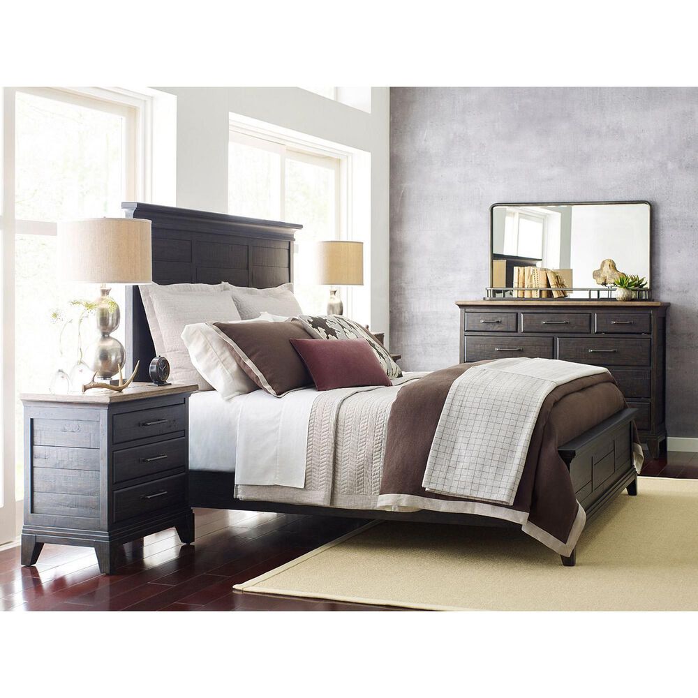 Kincaid Plank Road Landscape Mirror in Charcoal, , large