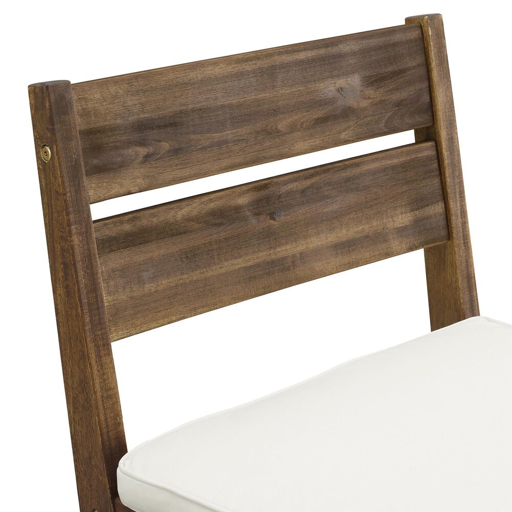 Walker Edison Patio Barstool in Dark Brown &#40;Set of 2&#41;, , large