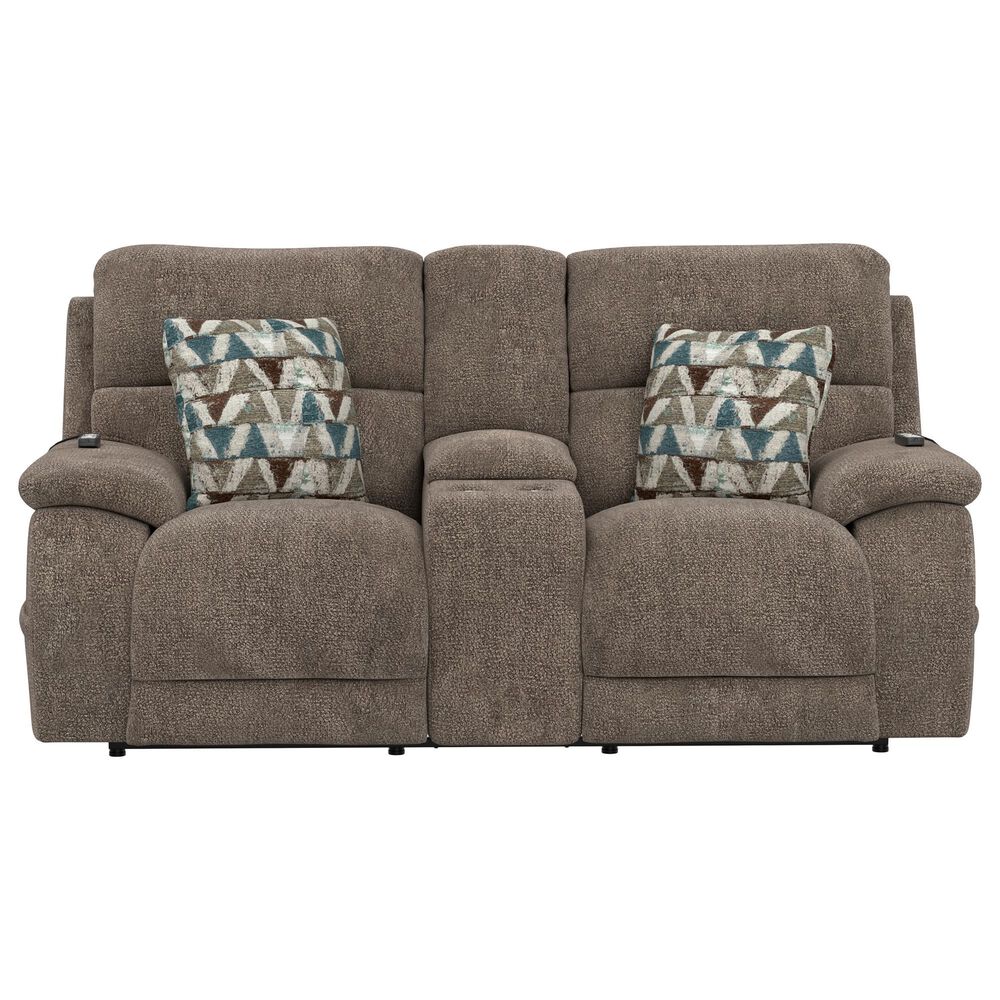 Hartsfield Joya Power Reclining Loveseat in Mushroom, , large
