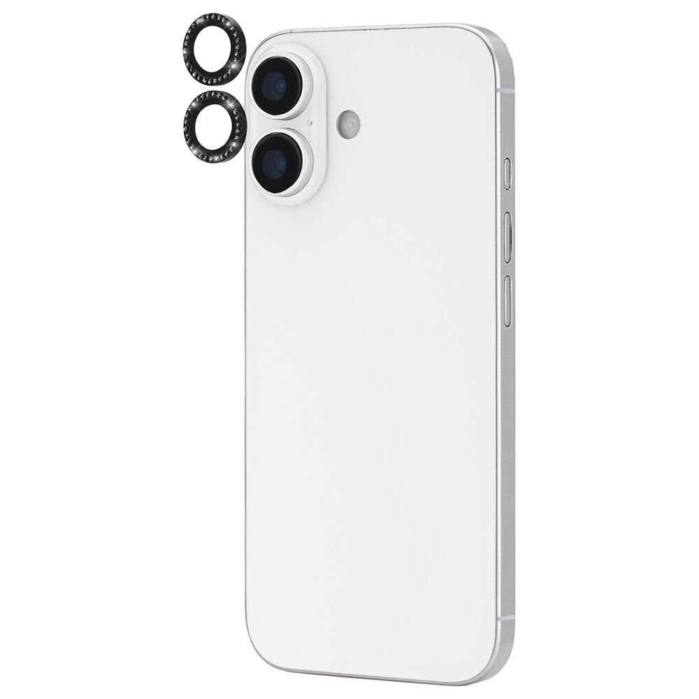 Kate Spade Aluminum Ring Camera Lens Glass Protector for Apple iPhone 17 Set in Stone Nightfall, , large
