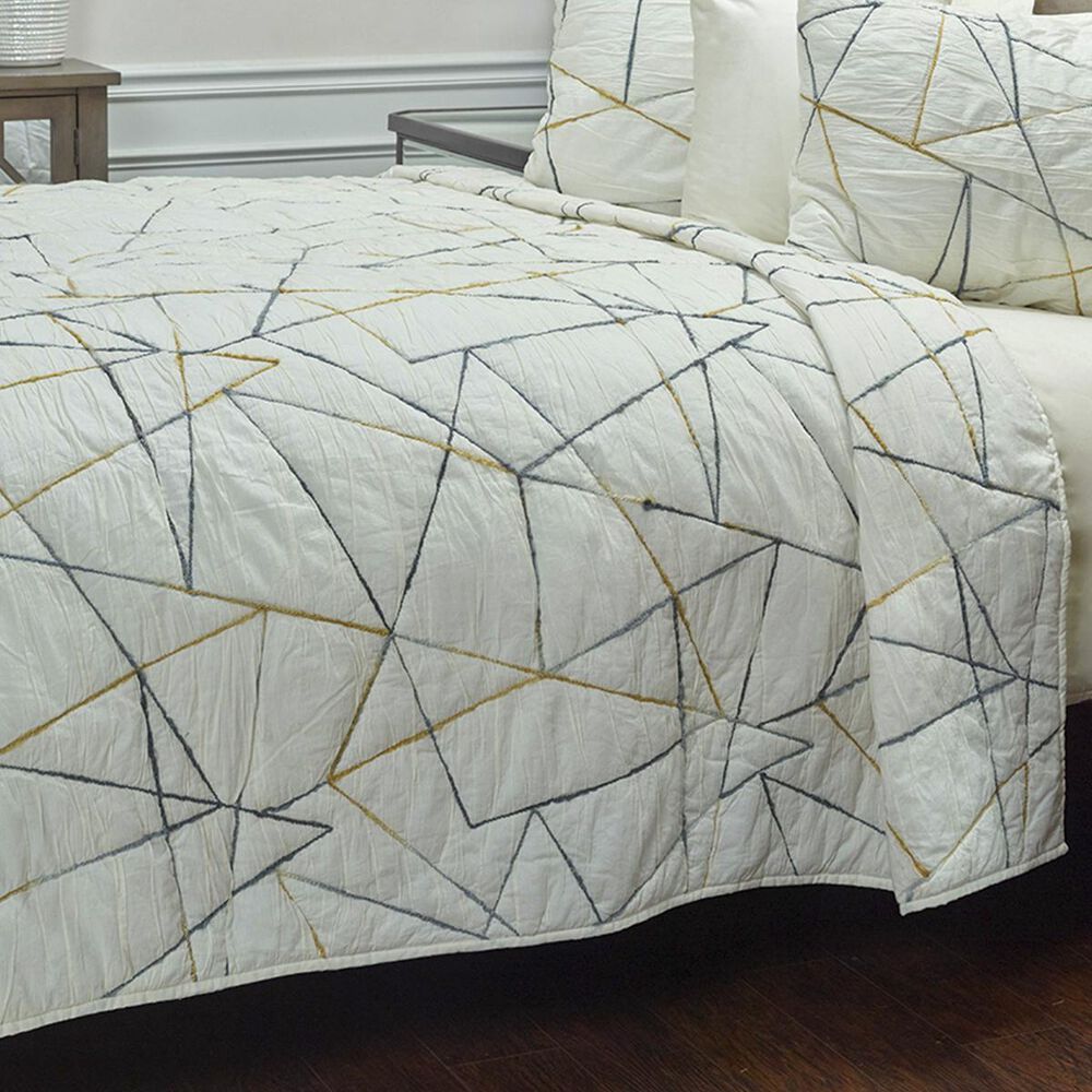 Rizzy Home Julian 20" x 36" King Sham in White, , large