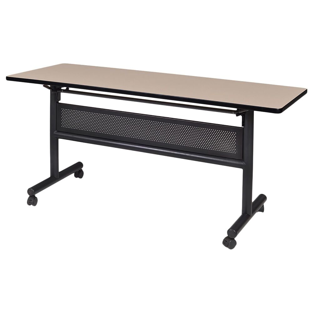 Regency Global Sourcing Kobe 60" Mobile Training Table in Beige, , large