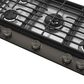 KitchenAid 36" Gas Cooktop with Premium Weighted Knobs in Black Ore, , large