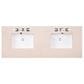James Martin Vanities Brittany 60" Double Bathroom Vanity in Burnished Mahogany with 3 cm Eternal Marfil Quartz Top, , large
