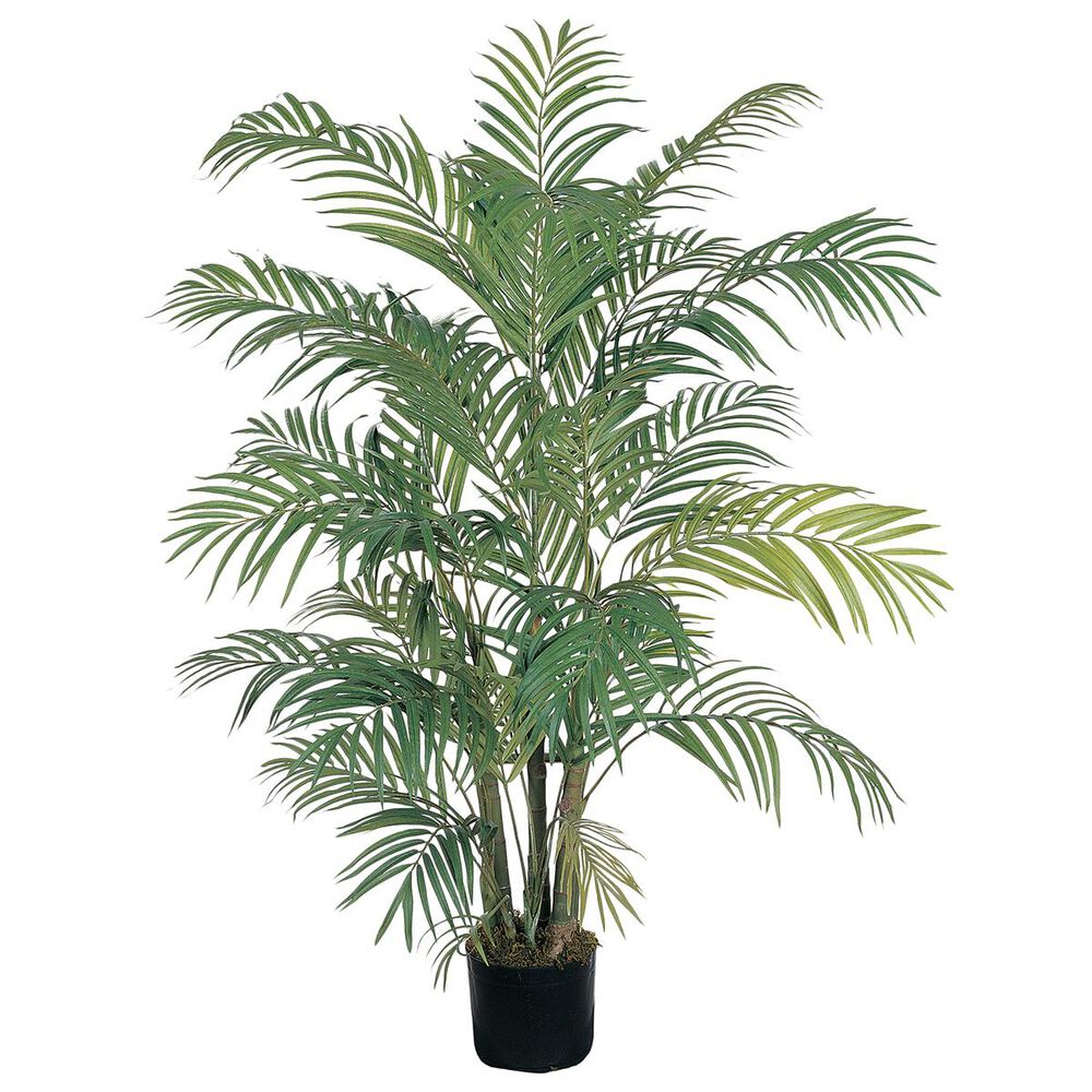 Nearly Natural Inc 4" Areca Silk Palm Tree, , large