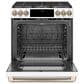 Cafe 4pc Kitchen Package with Refrigerator, Range, Microwave, and Dishwasher in White, , large
