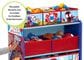 Delta Children Spidey and Friends 6-Bin Design and Store Toy Organizer in Red, , large