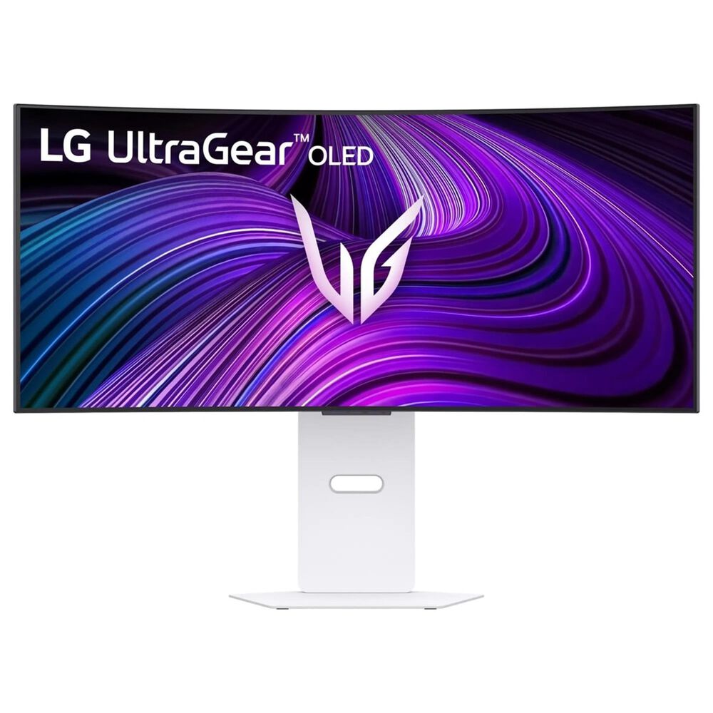 LG 34" UltraGear OLED WQHD Curved Smart Gaming Monitor in White, , large