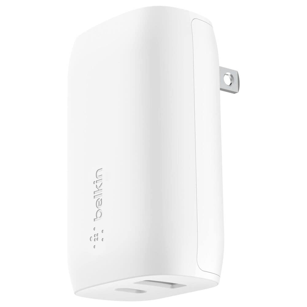 Belkin BoostCharge 37W Dual Port USB-A and USB-C PD Wall Charger with PPS in White, , large