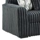 Ashley Midnight-Madness 4-Piece Right Facing Sectional with Chaise in Gunmetal, , large