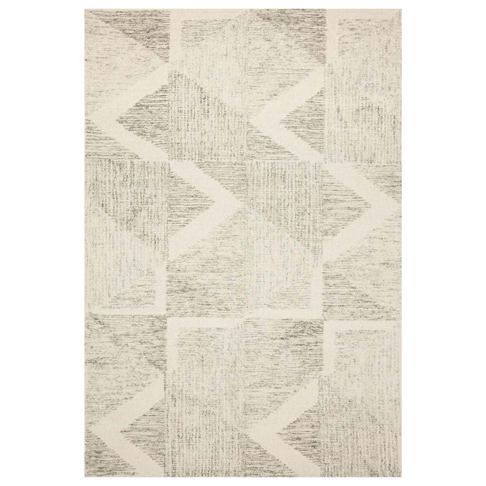 Loloi Milo MLO-06 2"3" x 3"8" Lt. Grey/Granite Area Rug, , large