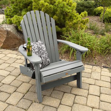 Highwood USA King Hamilton Folding & Reclining Adirondack Chair in Coastal Teak, , large