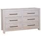 Viceray Collections Joinery 6-Drawer Dresser in Washed White Oak, , large
