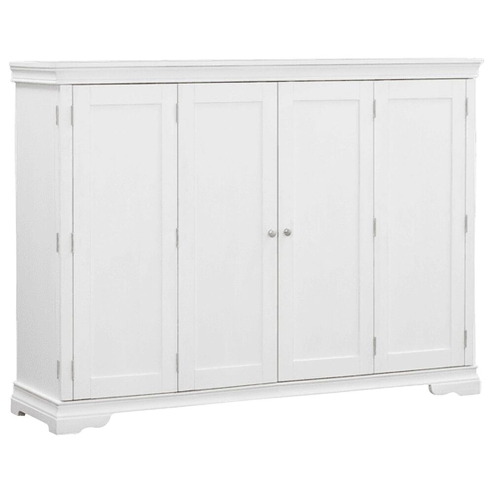 New Day Furniture San Sebastian Full Murphy Bed in White, , large