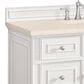 James Martin Vanities Lorelai 48" Single Vanity in Bright White with 3 cm Eternal Marfil Quartz Top, , large