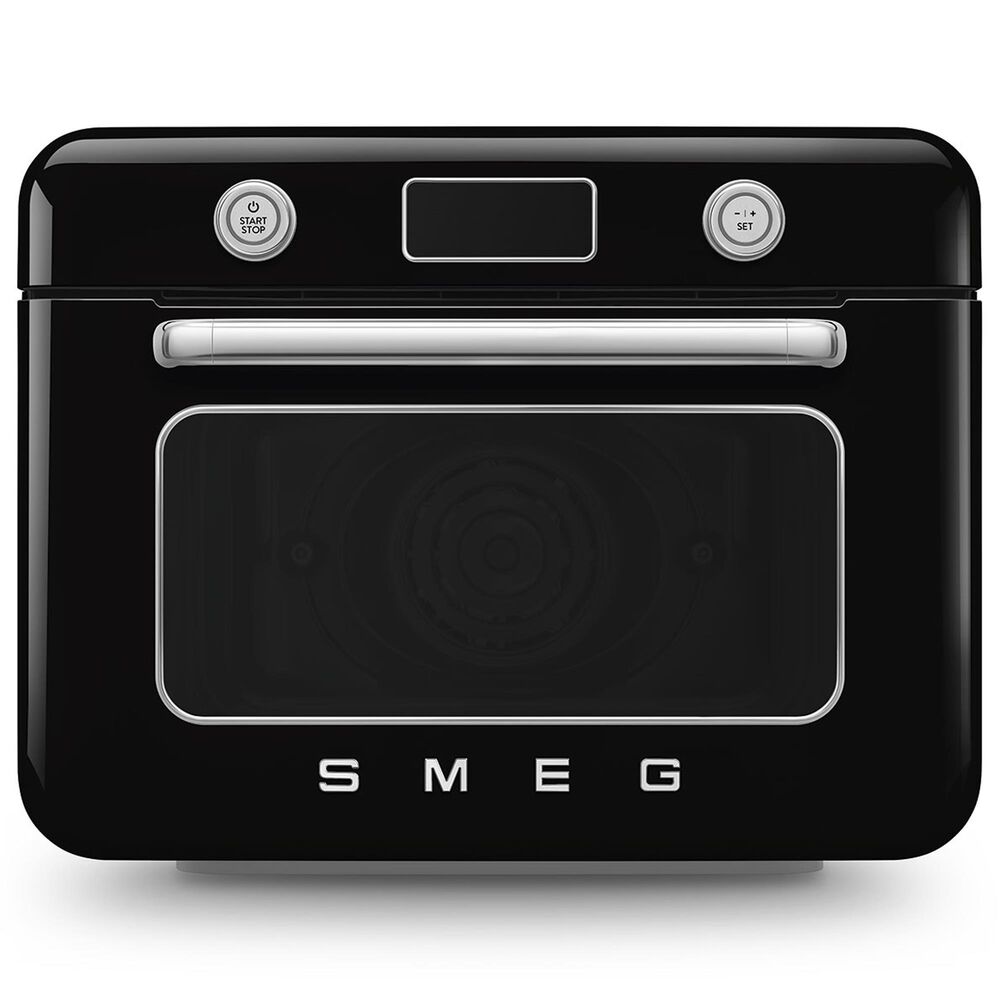 SMEG 10-in-1 Countertop Combination Oven in Black, , large