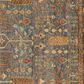 Feizy Carrington Blue and Rust 5"6" x 8"6" Area Rug, , large