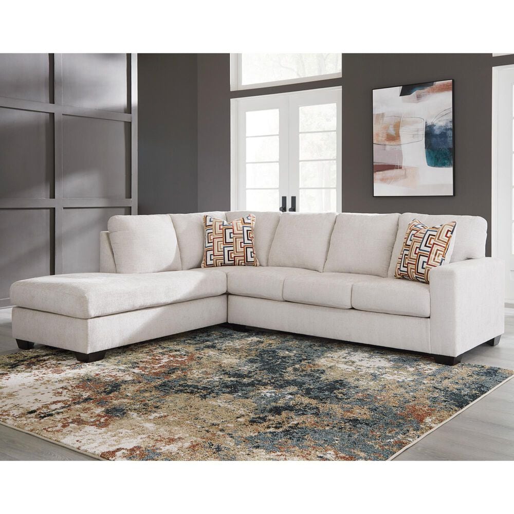 Ashley Aviemore 2-Piece Sectional with Left-Facing Chaise in Stone, , large