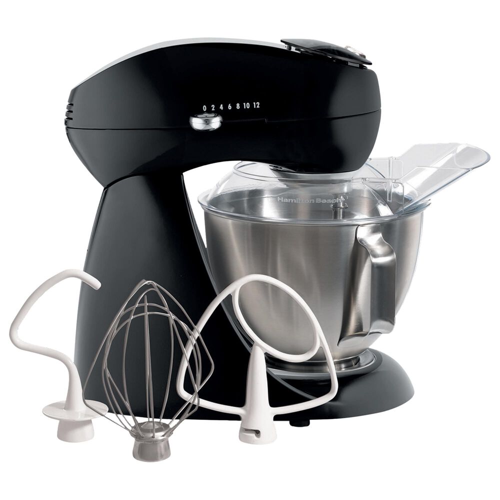 Hamilton Beach Electrics 4.5-Quart All-Metal Stand Mixer in Licorice Black