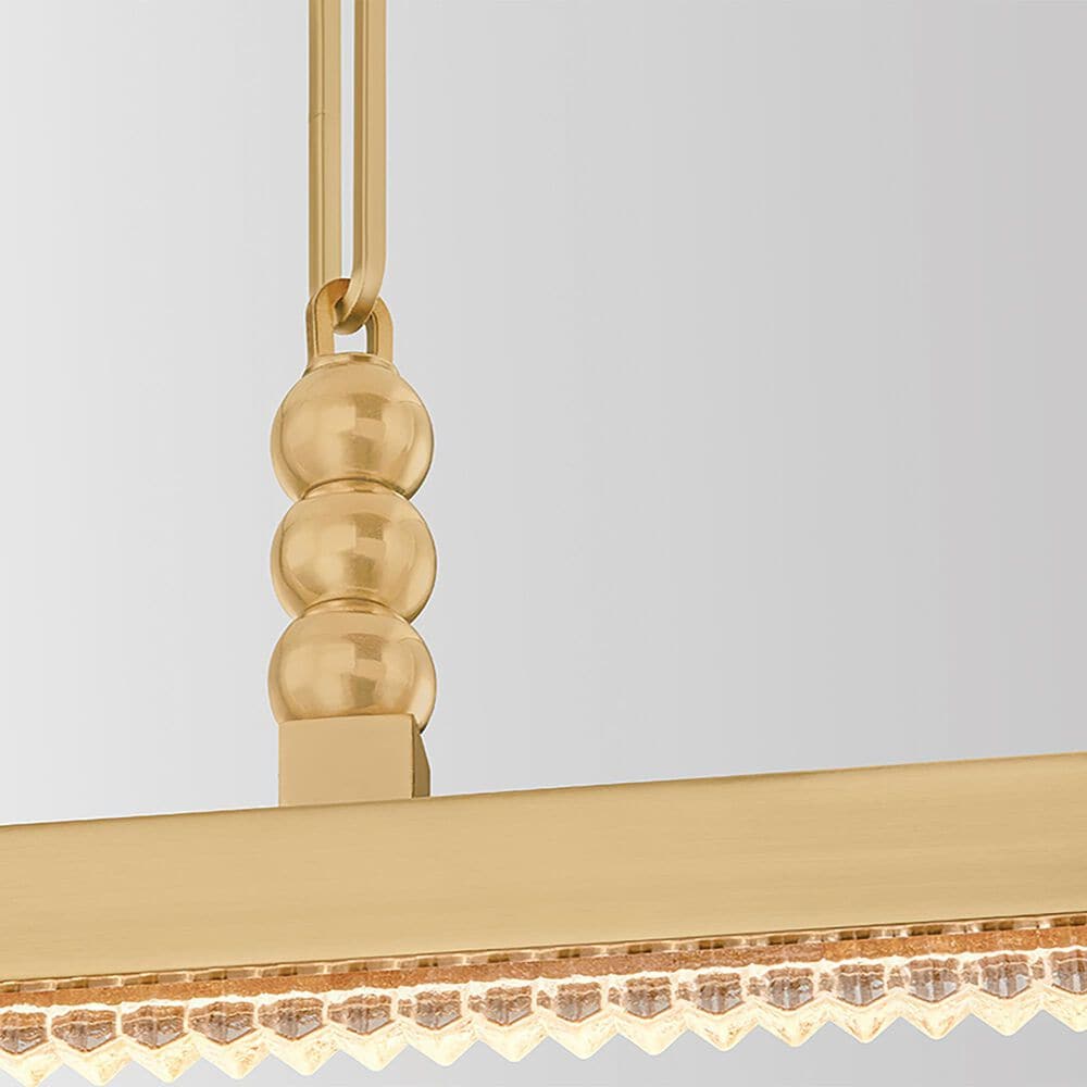 Corbett Lighting Cortina 1-Light Linear in Vintage Brass, , large