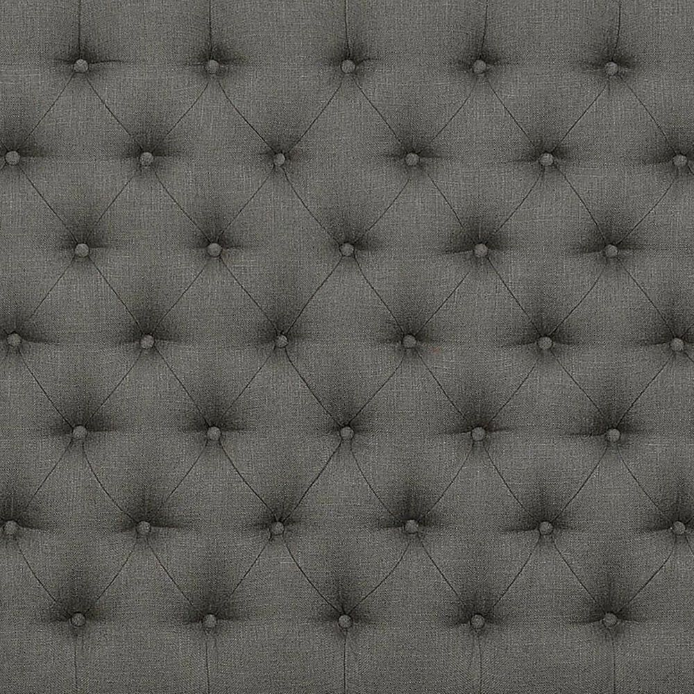 Pacific Landing Benicia King Wingback Upholstered Bed in Gray NFM