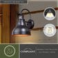 Vaxcel Delano 1-Light Outdoor Motion Sensor Wall Sconce in Oil Burnished Bronze, , large