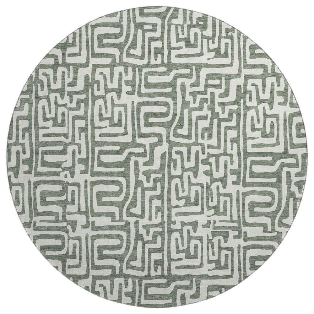 Dalyn Rug Company The Reserve TR1 Basil 8" Round Indoor/Outdoor Area Rug, , large